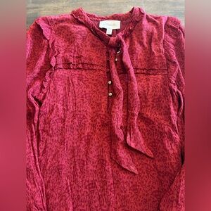 Cleobella Red Blouse